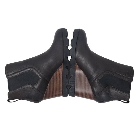 Sorel Joan Uptown Chelsea Boot Blackened Brown Sz 8 - Picture 5 of 11